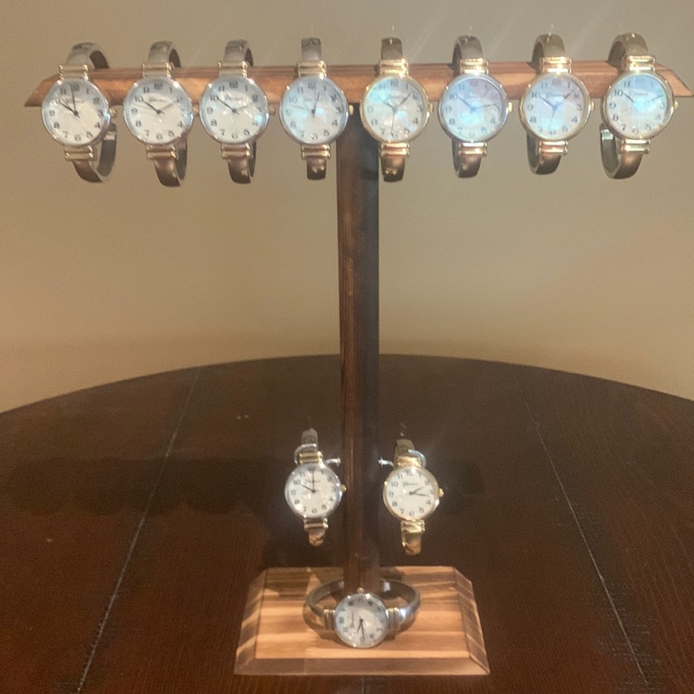 Geneva Cuff Bracelet Watches - Lot of 11